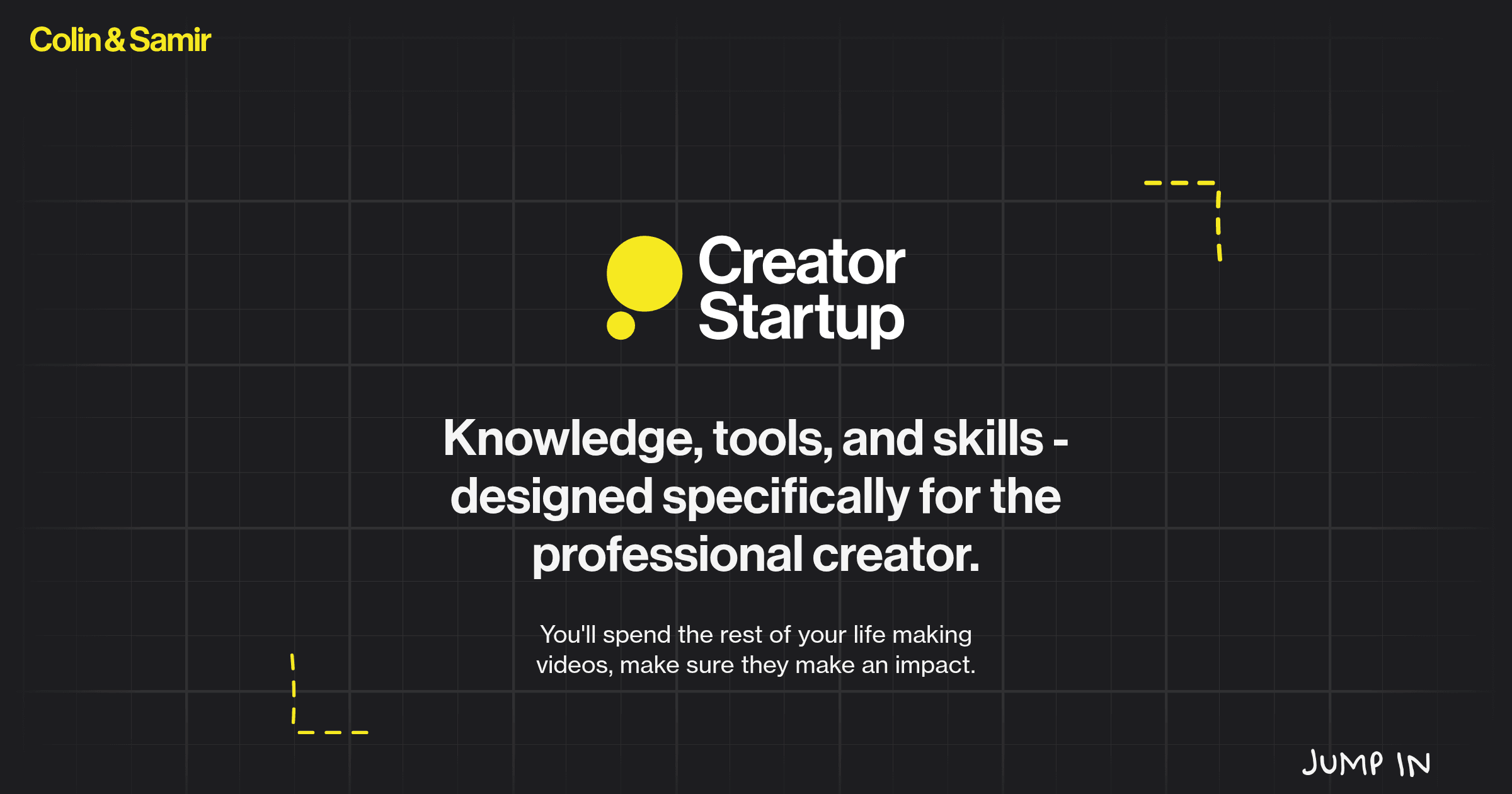 Creator Startup Cohort OG image
