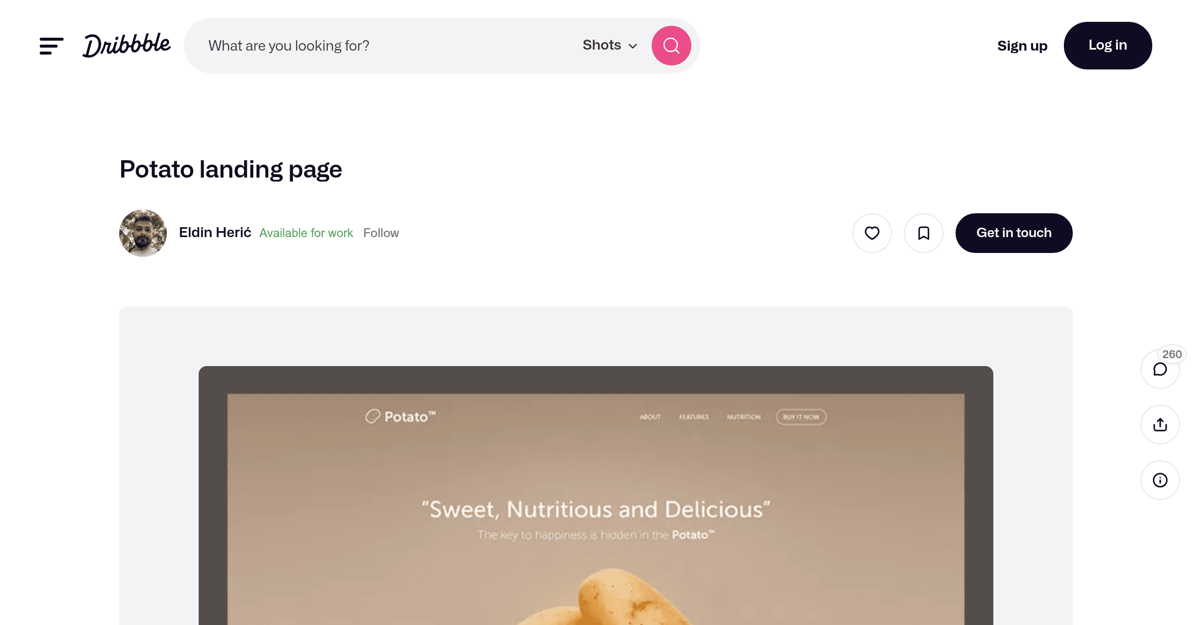 Dribbble OG image