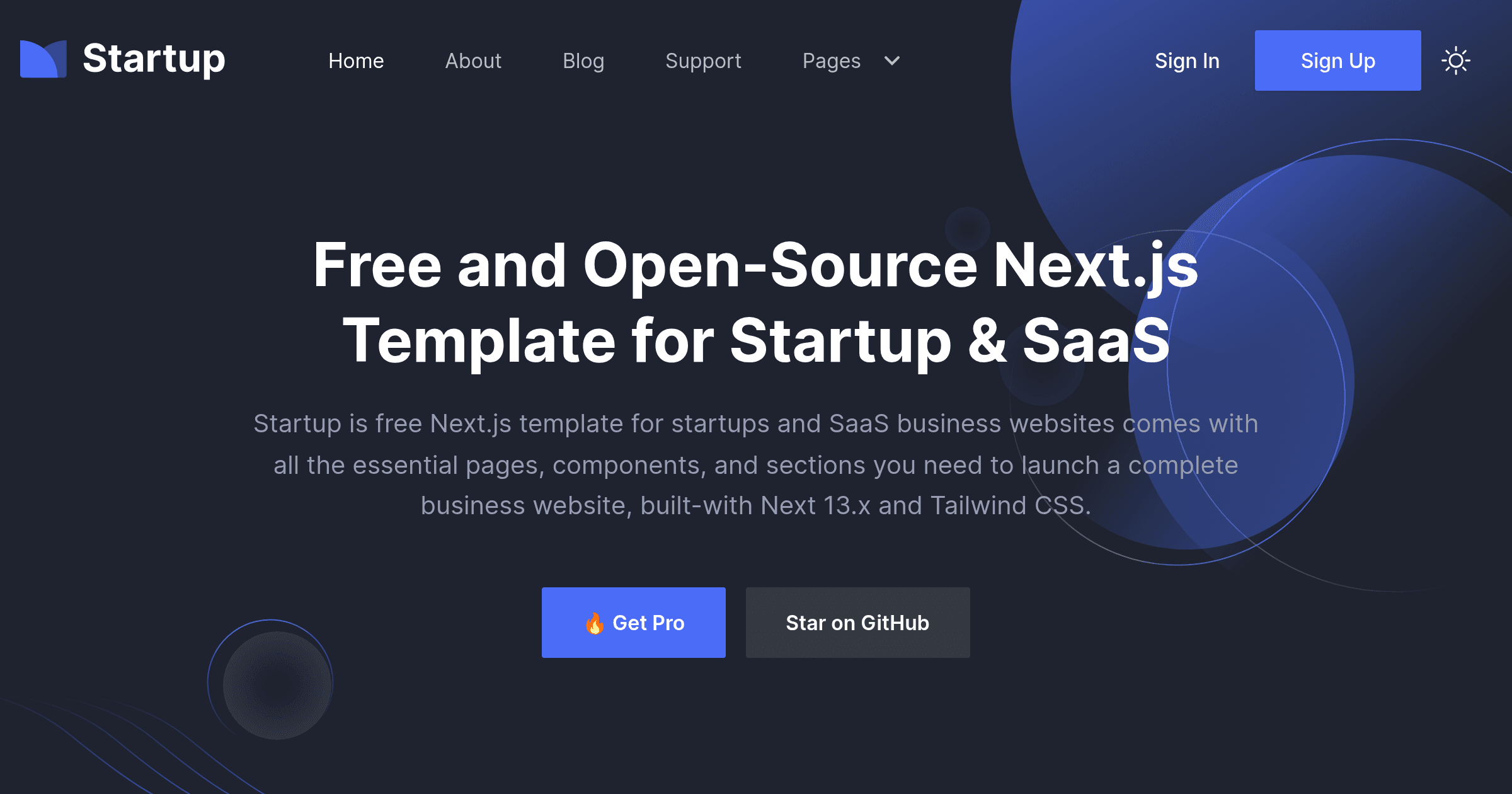 Startup Template OG image
