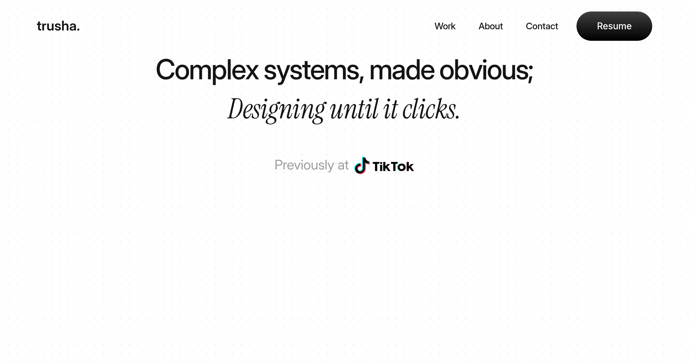 Trusha Neogi Website Design OG image