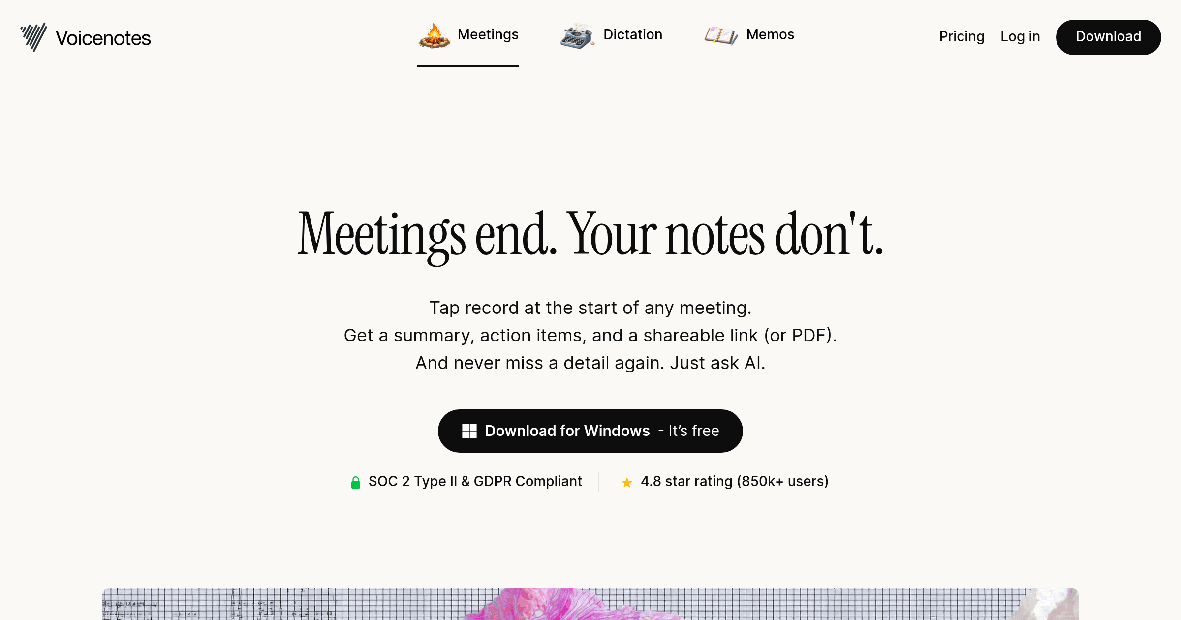 Voicenotes Pages OG image