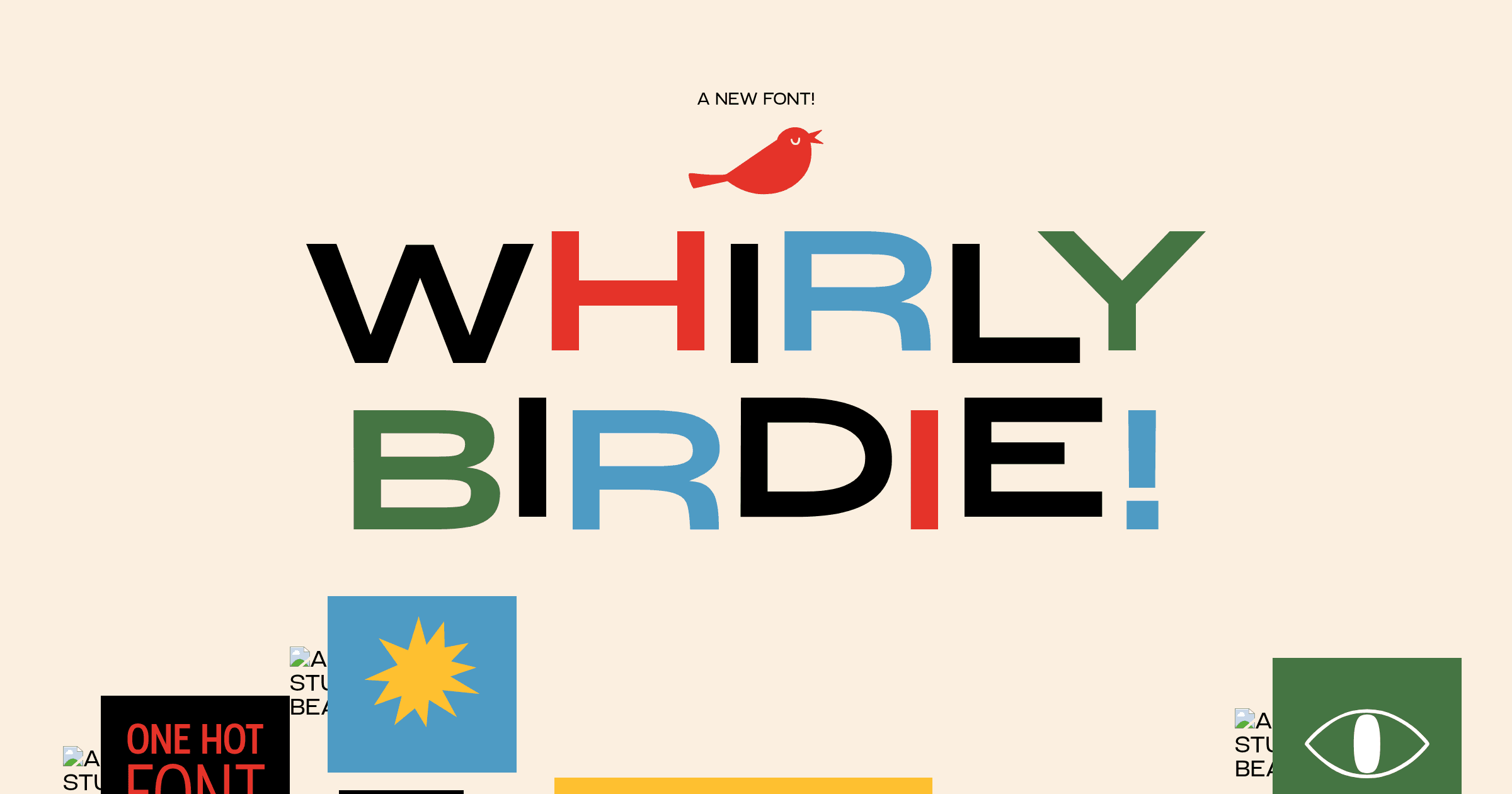 Whirly Birdie Variable Font OG image