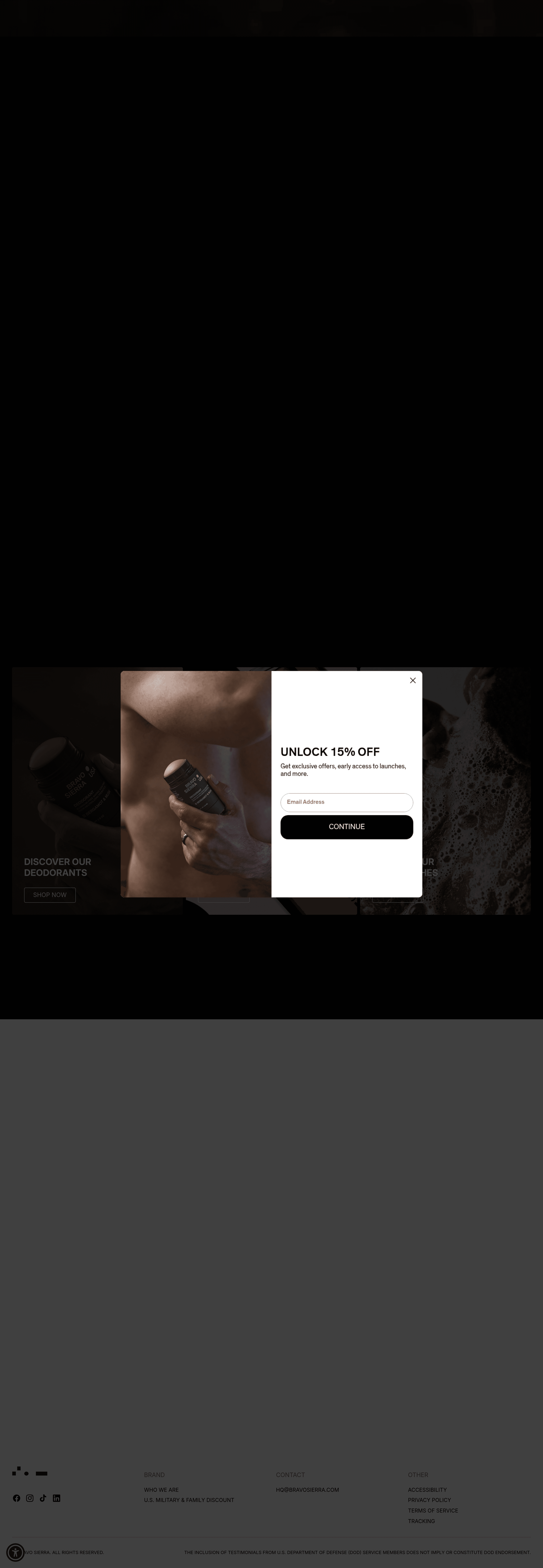 Bravosierra landing page screenshot