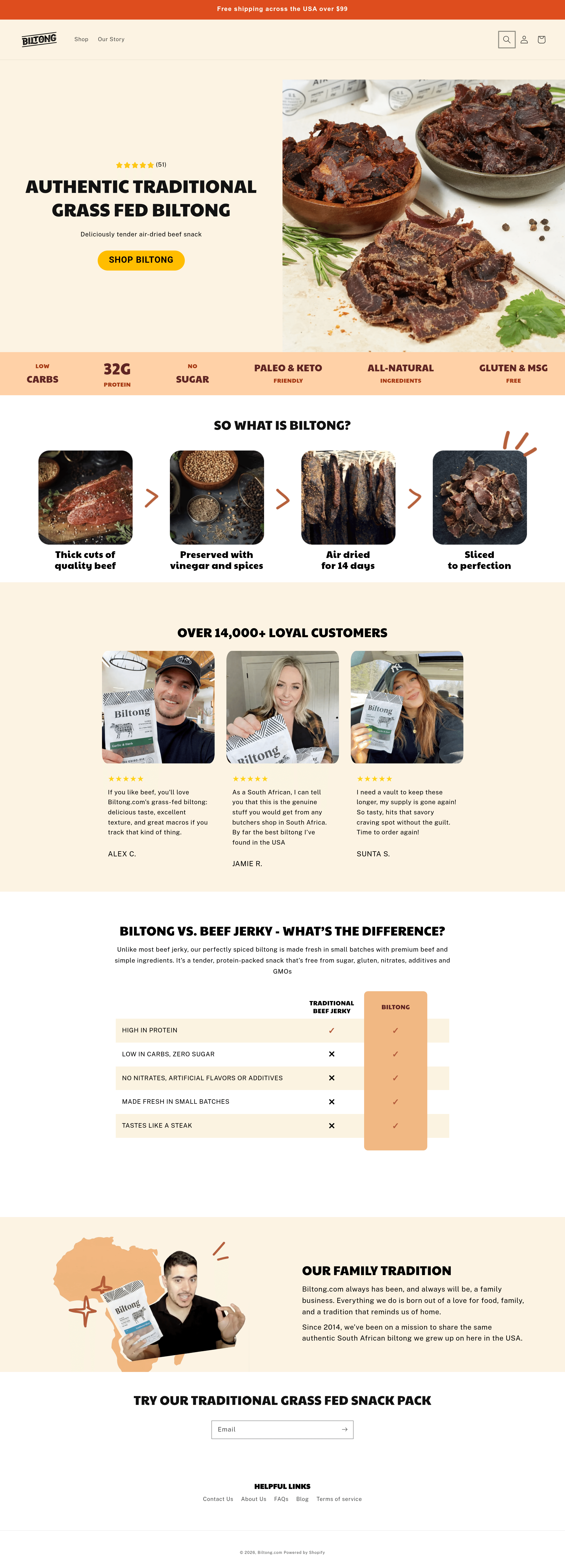 Bullandcleaver landing page screenshot