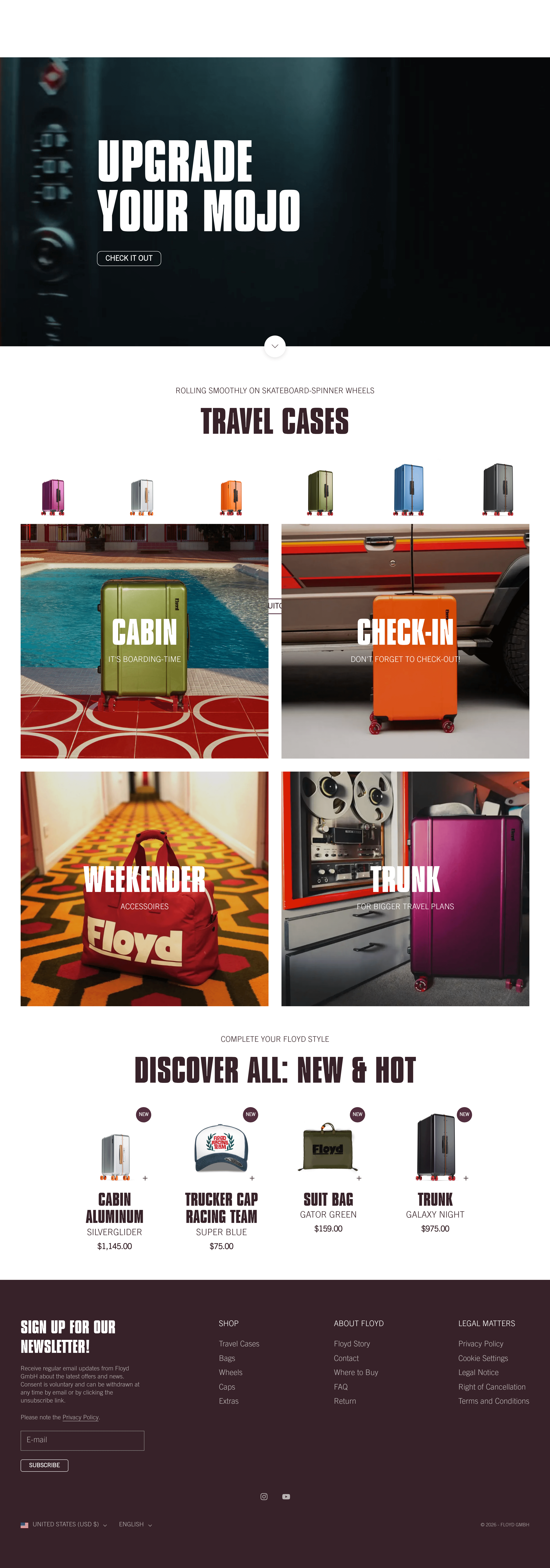 Floyd One landing page screenshot