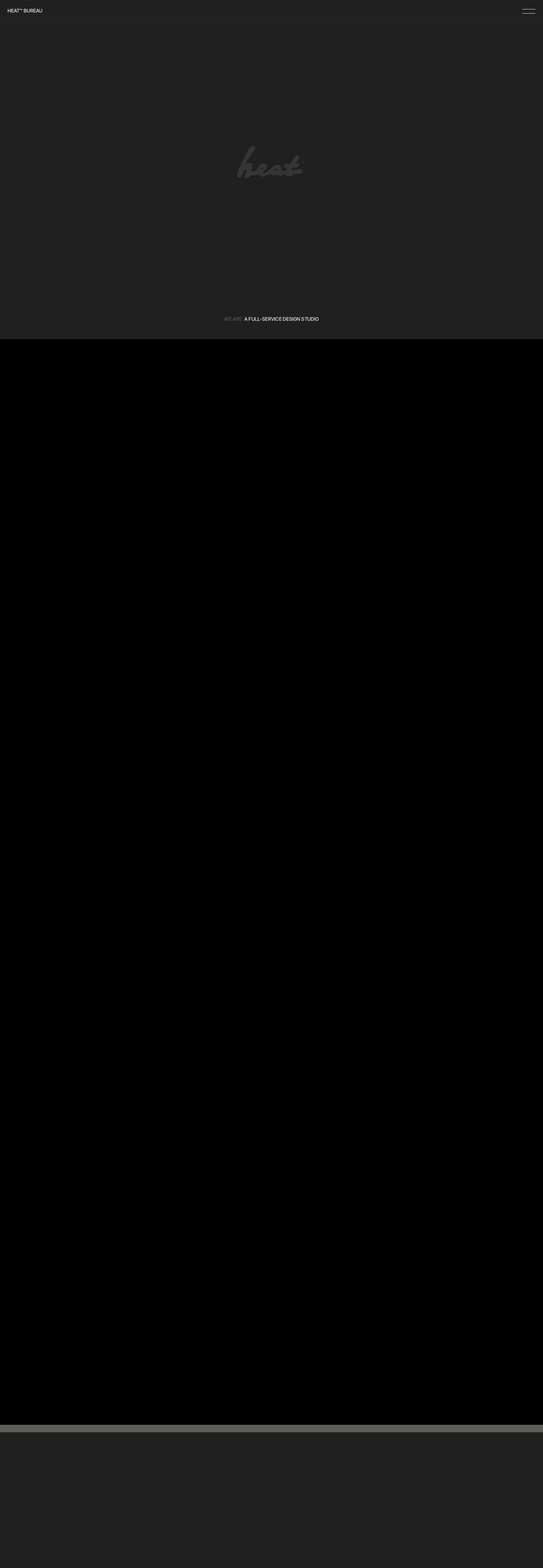 Heat Bureau landing page screenshot