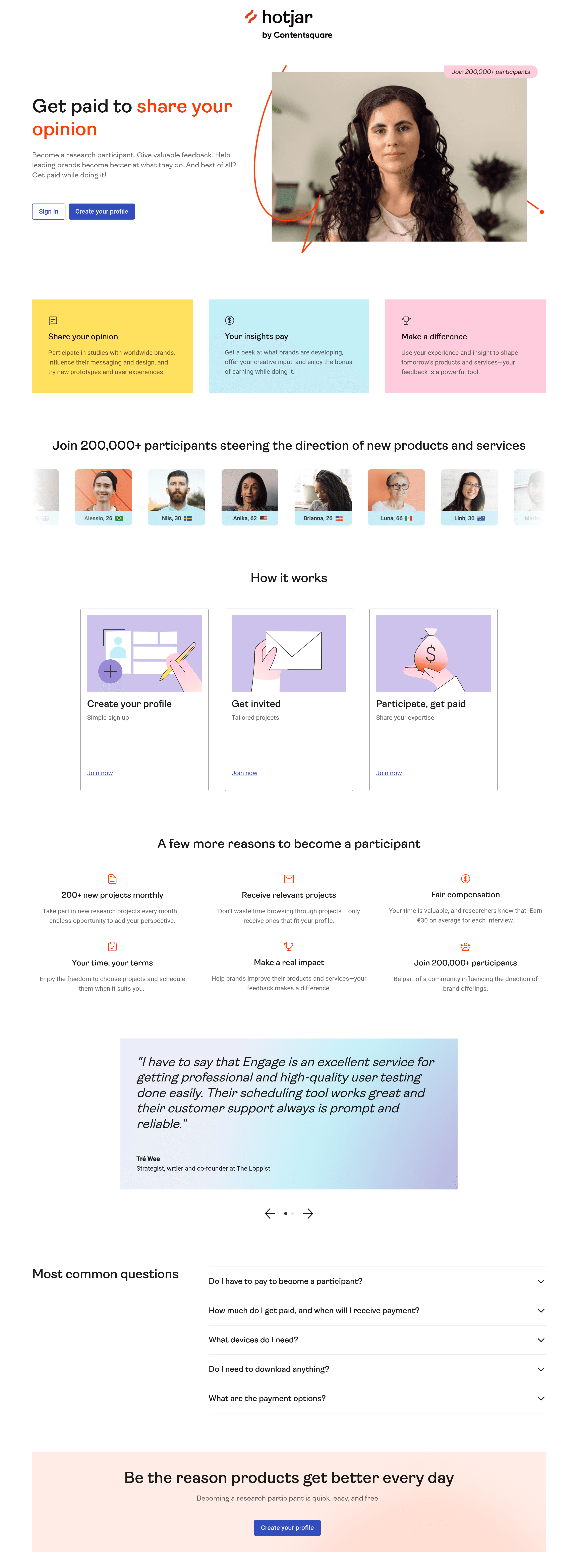 Hellopingpong landing page screenshot