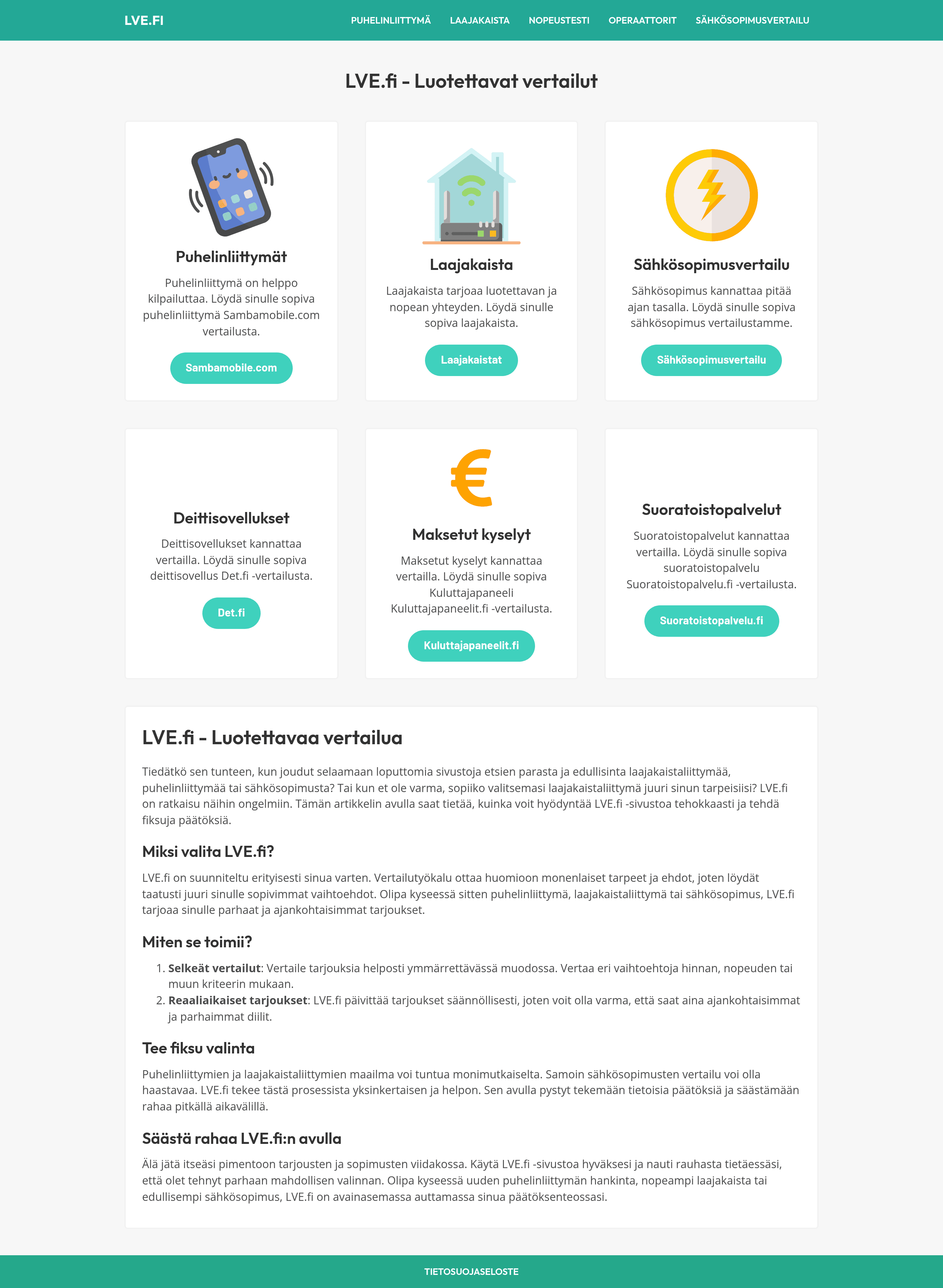 Hivyapp landing page screenshot