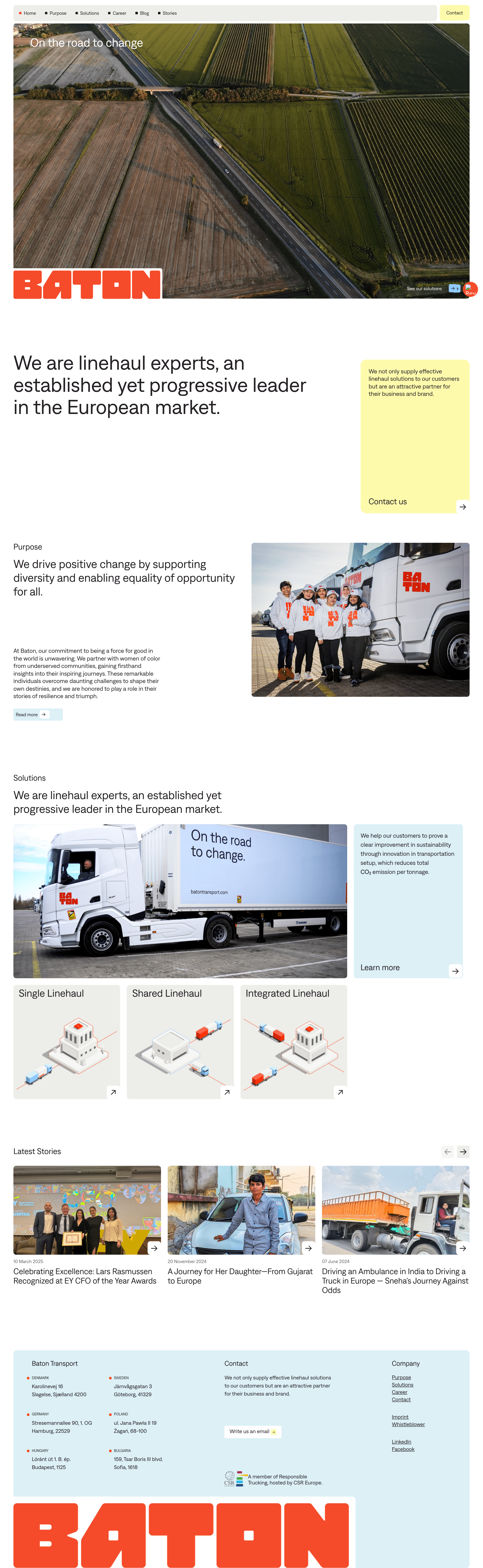 Home landing page screenshot