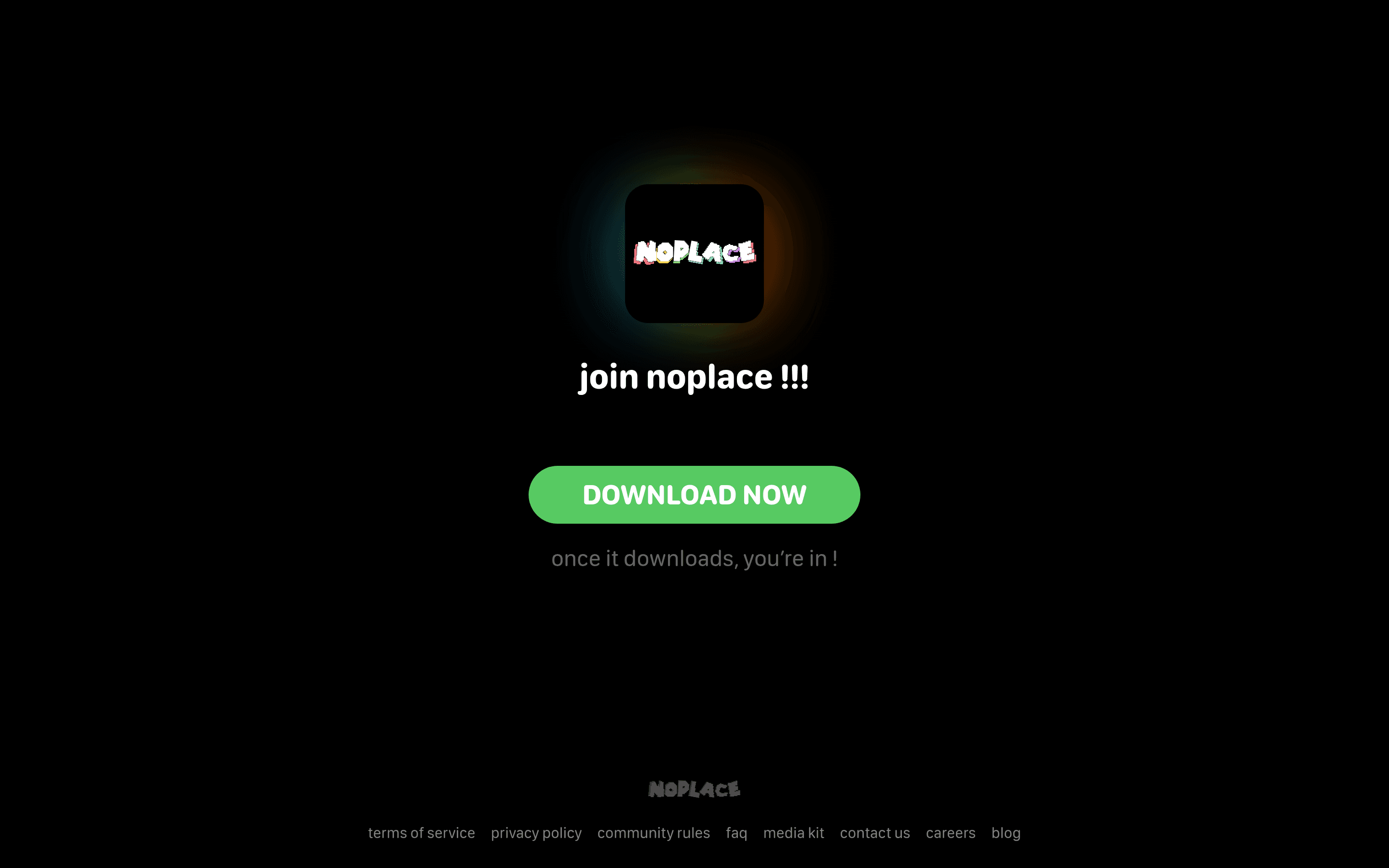 Islands landing page screenshot