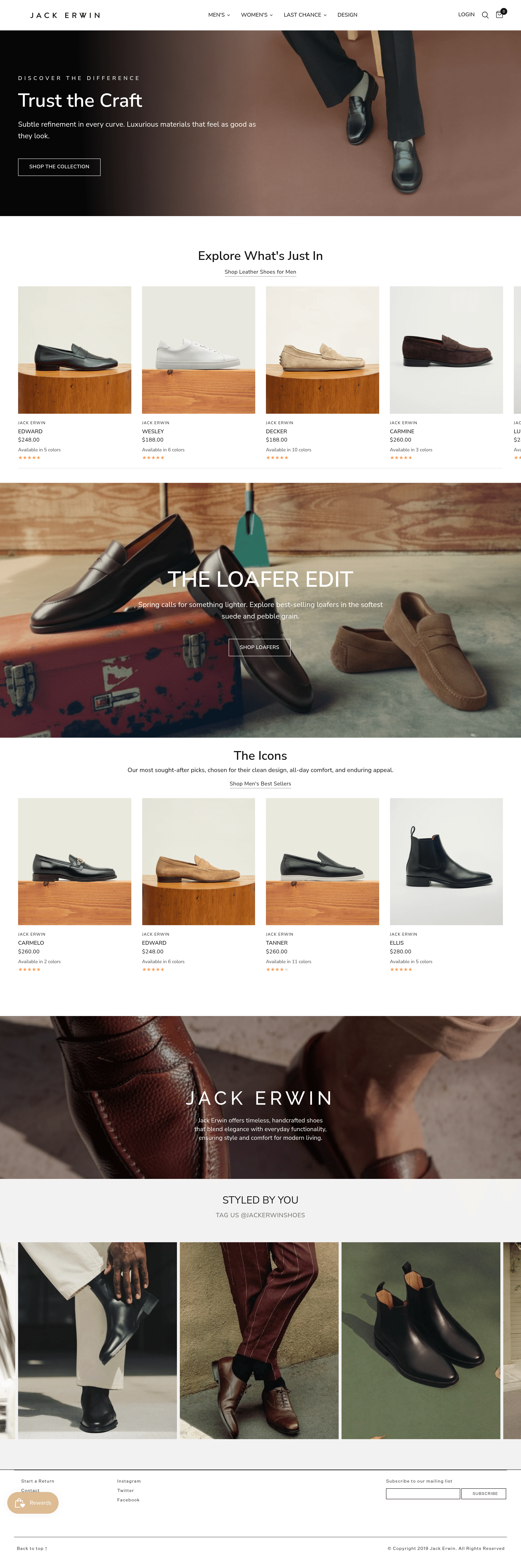 Jackerwin landing page screenshot