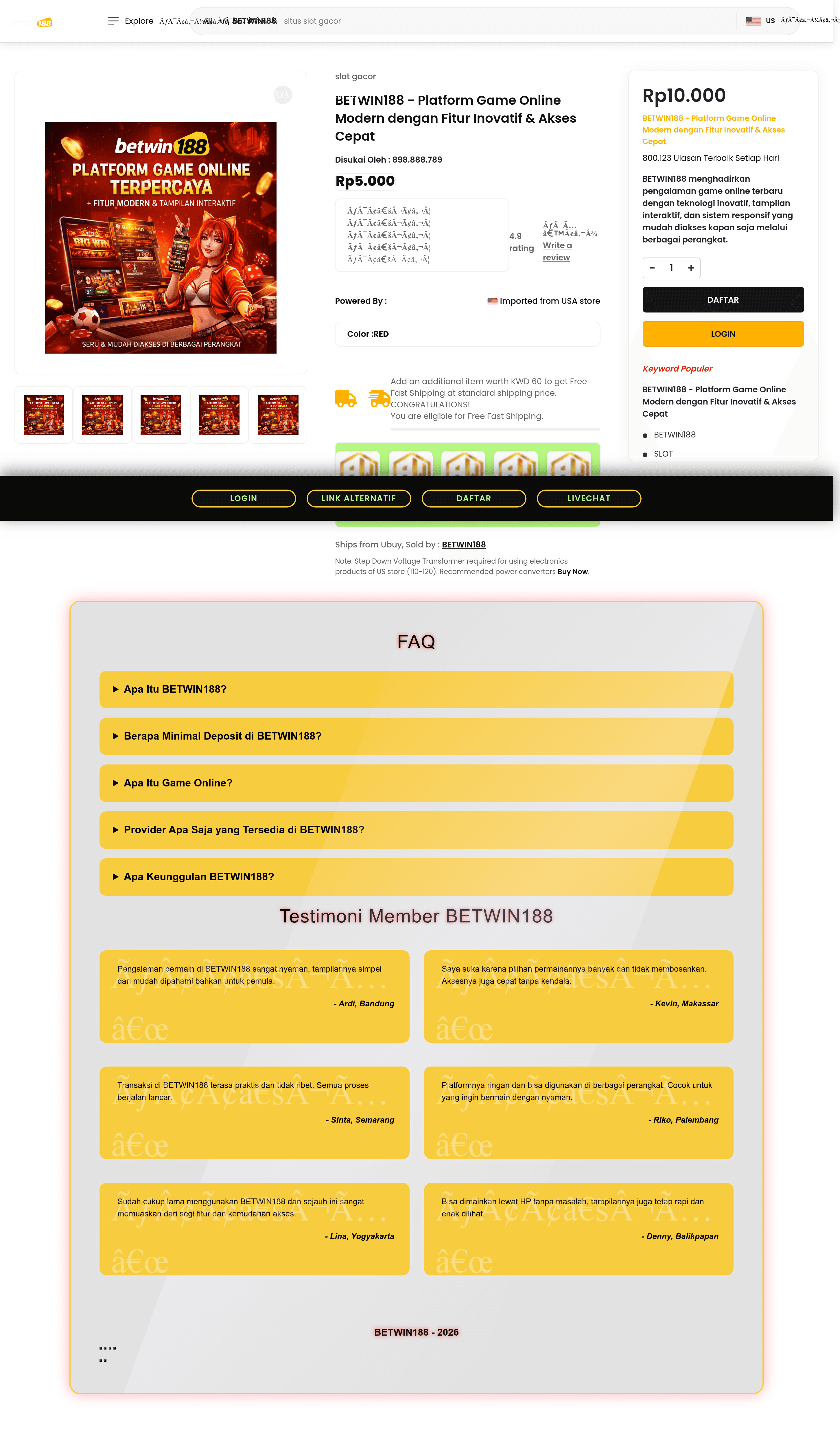 Magician landing page screenshot