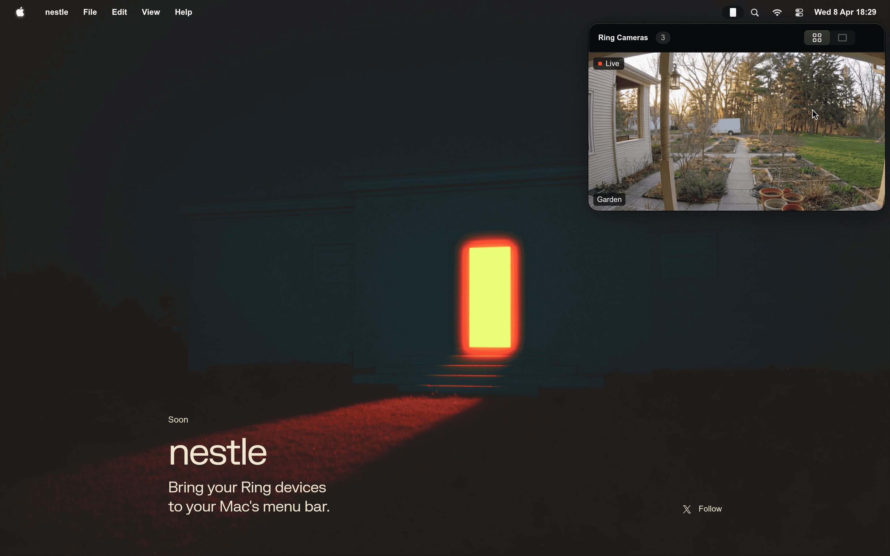 Quin landing page screenshot