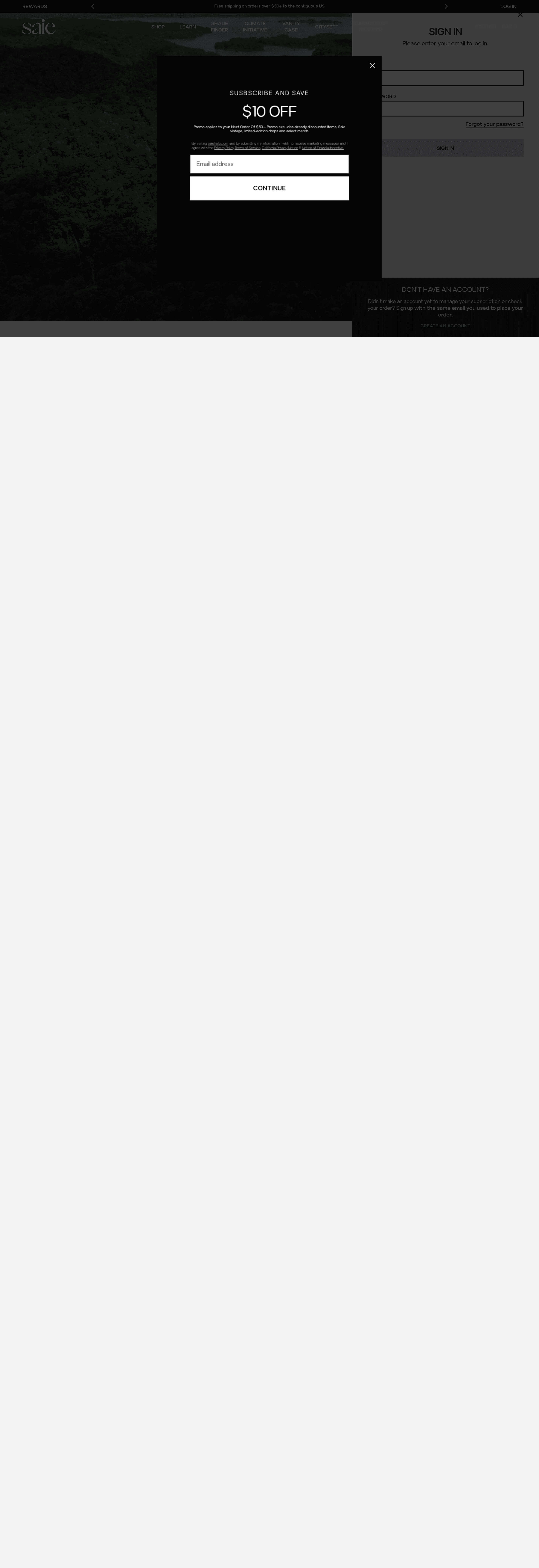 Saie landing page screenshot