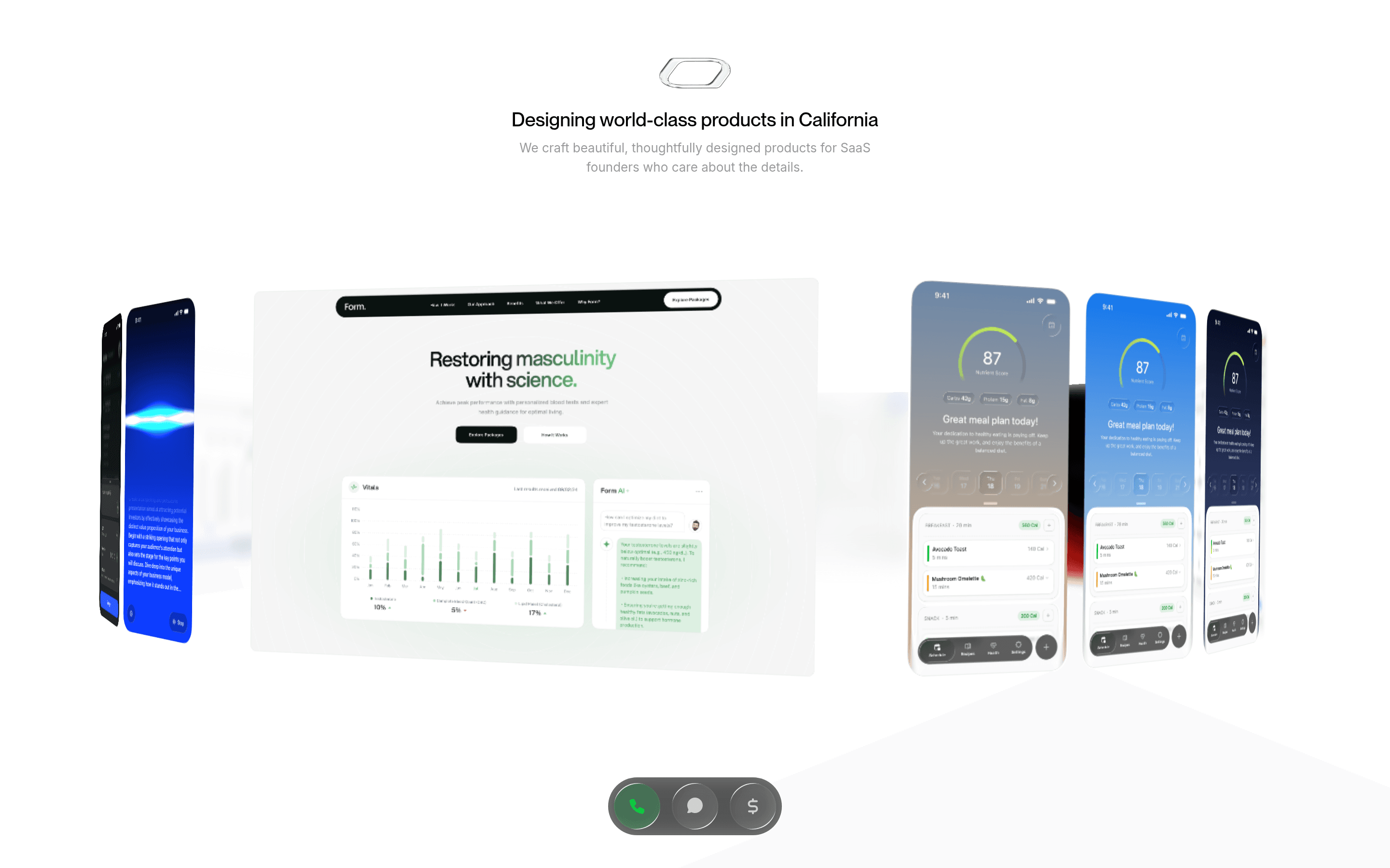 Designfly landing page screenshot